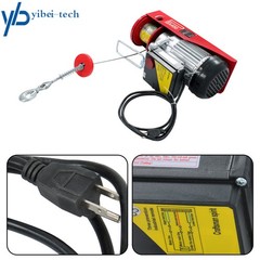 Electric Hoist 880lbs with 328ft Remote Control 110 V, 40ft/20ft Lifting Height