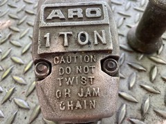 1 Ton HD Air Hoist Pulley Hook (ARO) + Chain Stop sleeve
