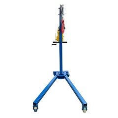 Folding Elevator 1100LBS Hand Lift Crane Hoist Winch