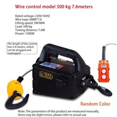 Portable Electric Hoist Home Portable Crane Hand Winch Block Wire Rope Hoist