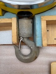 DILLON P 500 500 LB HANGING CRANE DIAL FACED SCALE WITH SHACKLE & HOOK BOXED