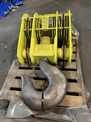 50 Ton Crane Block/Hook 6 Sheaves Rebuilt