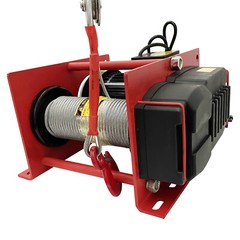 220V Electric Hoist Elevator Windlass Material Lifting Flat Towing 500-1000kg