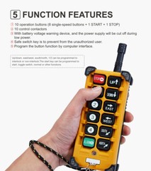 Telecontrol F23-A++ Industrial Radio Remote Control AC/DC Wireless Control Crane