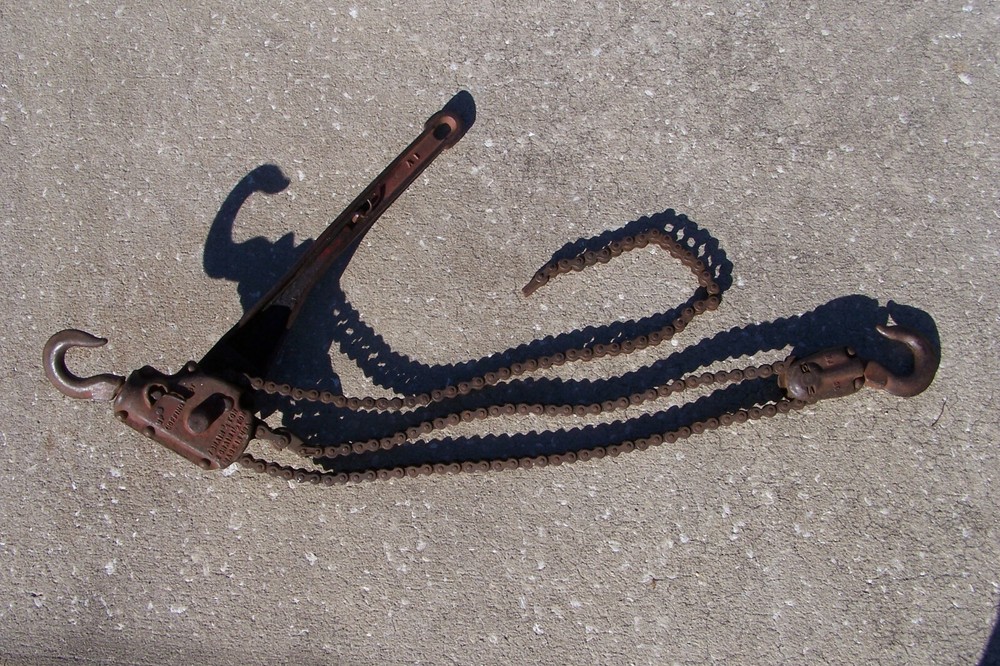 Coffing Hoist Ratchet Lever Hoist 3/4 to 1 1/2 Ton as shown