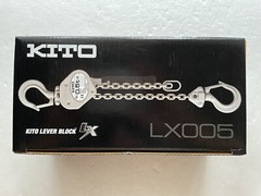 Kito LX005 Lever Block LX Type Lift 1.2m Load 0.5t New from Japan