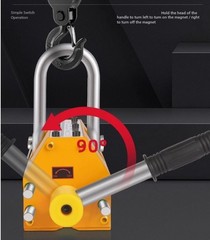 600kg Effort-Saving Design Permanent Magnet Chuck Powerful Magnetic Crane