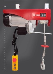 Mini Electric Hoist 110/220V Portable Small Wire Rope Electric Winch Crane