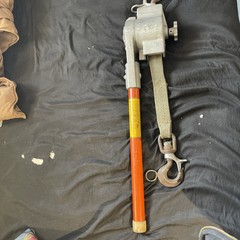 Chance Hoist 1 Ton Hot Stick Ratcheting Strap Hoist Linesman Tool