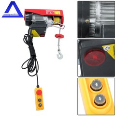 Electric Hoist, 440lbs 110V with 328 ft Wireless & 14 ft Wired Remote Control