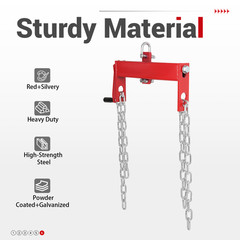 4000 LBS Engine Load Leveler Heavy Duty Steel Auto Hoist Lift Tool Cherry Picker