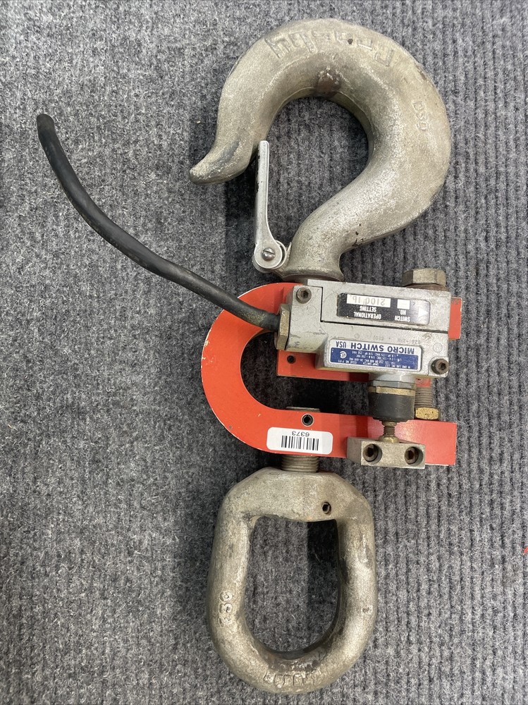 DSW-3 Dillon Load Limit Switch Crane Hoist Tow Motor Lift 2000Lb Cable & Hook