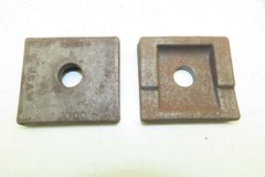 Acco Bridge Crane Rail Support Clamp Plate Cast Iron 2-1/2 x 2-3/4″ Lot of 10