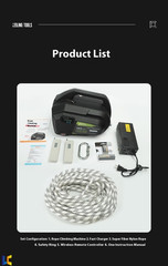 Electric Pull Rope Ascender Self-built House Upstairs Hoist Elevator