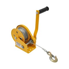 Air Conditioner Lifting Crane Bracket A/C Lifting Tool W/1200lbs Hand Winch