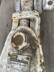 DRH JOHNSON 6″ SNATCH BLOCK 15 TON WORKING LOAD WIRE ROPE SIZE 5/8″-3/4″