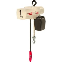 NEW! 1 Ton, Electric Chain Hoist W/ Chain Container, 10′ Lift, 16 FPM, 230/460V!