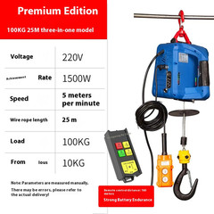 Miniature Electric Small Hoist 220v Crane Home Lifting Hoist Portable Hoist