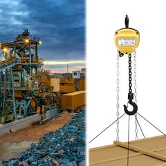 1 Ton 9.84ft Chain Puller Block Chain Lift Hoist Hand Tools Chain Lifting + Hook