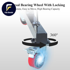 1 Ton Gantry Crane Compatible with Chain Hoist 8-12 FT Adjustable Height 2200