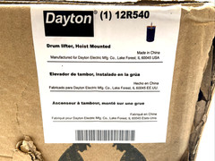 Dayton 12R540 Hoist 3-Point Drum Lifter