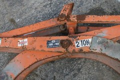 Bushman Equipment Material Lifting Gripping Tongs 2-Ton
