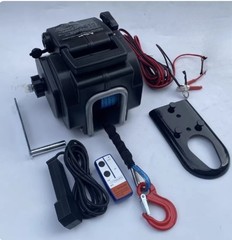 Electric Winch 12V 5000lb Off-Road Vehicle6500Marine Self-DriveTouring Equipment