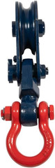 8 Ton Snatch Block with Shackle for Crane & Lift Truck – 3/4″ Rope Sheave