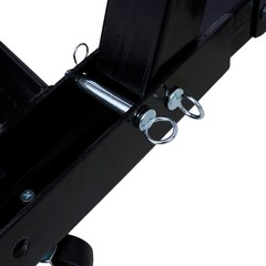 2 Ton Folding Engine Hoist Heavy Duty Steel Crane with 6 Casters