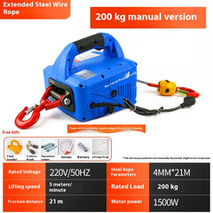 Portable Electric Hoist Wireless Remote Control Crane Portable Lifting Winch