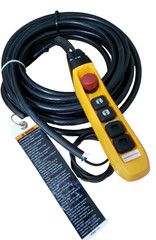 HARRINGTON ER2M HOIST 28 FT CABLE PENDANT 4 BUTTON 172839-001 WITHOUT CABLE PLUG
