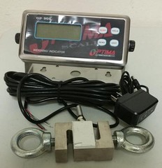 Tension/ Compression Scale 5000 X 1 lb S Type & Digital Indicator, Calibrated
