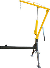 1000 lbs. Capacity Receiver Hitch Mounted Hydraulic Swivel Pickup Truck Crane