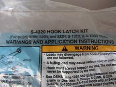 Crosby Latch Kit 1096609 S-4320 ID