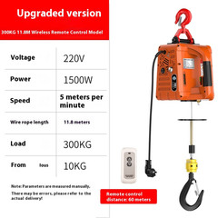 Miniature Electric Small Hoist 220v Crane Home Lifting Hoist Portable Hoist