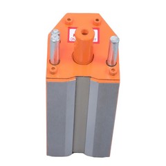 880lbs/400kg Magnetic Lifter 2.5 Safety Factor Lifting Magnet Hoist Orange