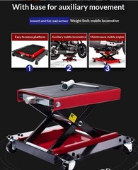 500KG Scissor Crane Rack Center Scissor Crane Workshop Bench Lifting Tools