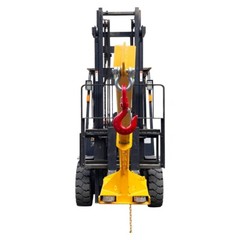 4400LB/ 2T Mobile Crane Lifting Hoist Jib Boom Forklift Telescopic Loader 63-98″