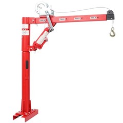 Hydraulic 1000LBS Pickup Truck Crane 360° Swivel Hoist Lift 38″-59″ for Factory