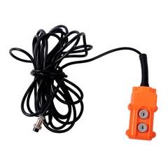 2-in-1 Portable Electric Hoist 1100lbs Power Winch Wired Remote Control 1500W