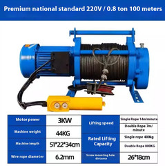 Electric Winch 220V Hoist Construction and Renovation Small Tool Crane