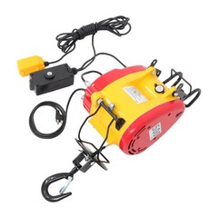 Electric Hoist Winch 2-in-1, 1100 lbs Capacity with Wireless&Wire Remote Control