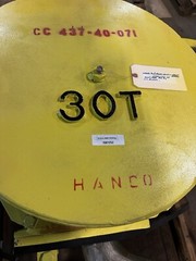 30 Ton Crane Block/Hook 4 Sheaves Rebuilt
