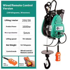 Small Diamond Electric Hoist Home Portable 220v Electric Hoist Crane Small