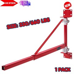 Wall Mount Jib Crane Swivel Scaffold Lifting Arm 660lbs Load for Electric Hoist