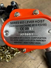 Series 603 Lever Hoist – CM0216- 1/2 Ton Rated Load 3M/10ft – 60216