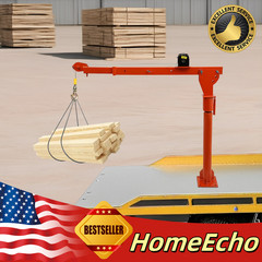 1100 LB Truck-Mounted Crane Hoist Truck-Mounted Crane with 12V Electric Winch