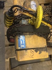 ACCO Wright Way 1/2 ton electric chain hoist 230/460 3PH 10′