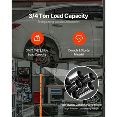 Underhoist Support Stand, 3/4 Ton Capacity Under Hoist Jack Stand