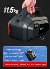 Electric Rope Climbing Machine Large Cargo Crane Remote Control Crane 36V